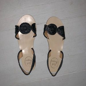 Jack Roger black sandals